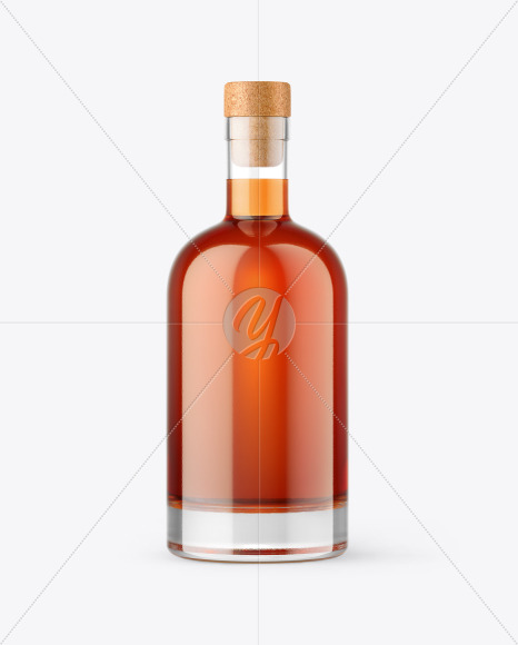 Cognac Bottle Mockup