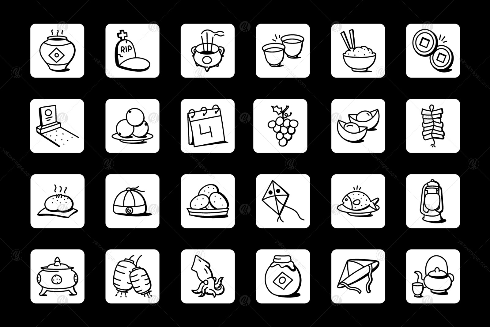 50 China Festival Icons (Ching Ming)