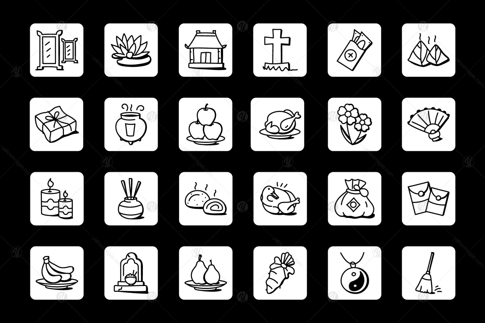 50 China Festival Icons (Ching Ming)