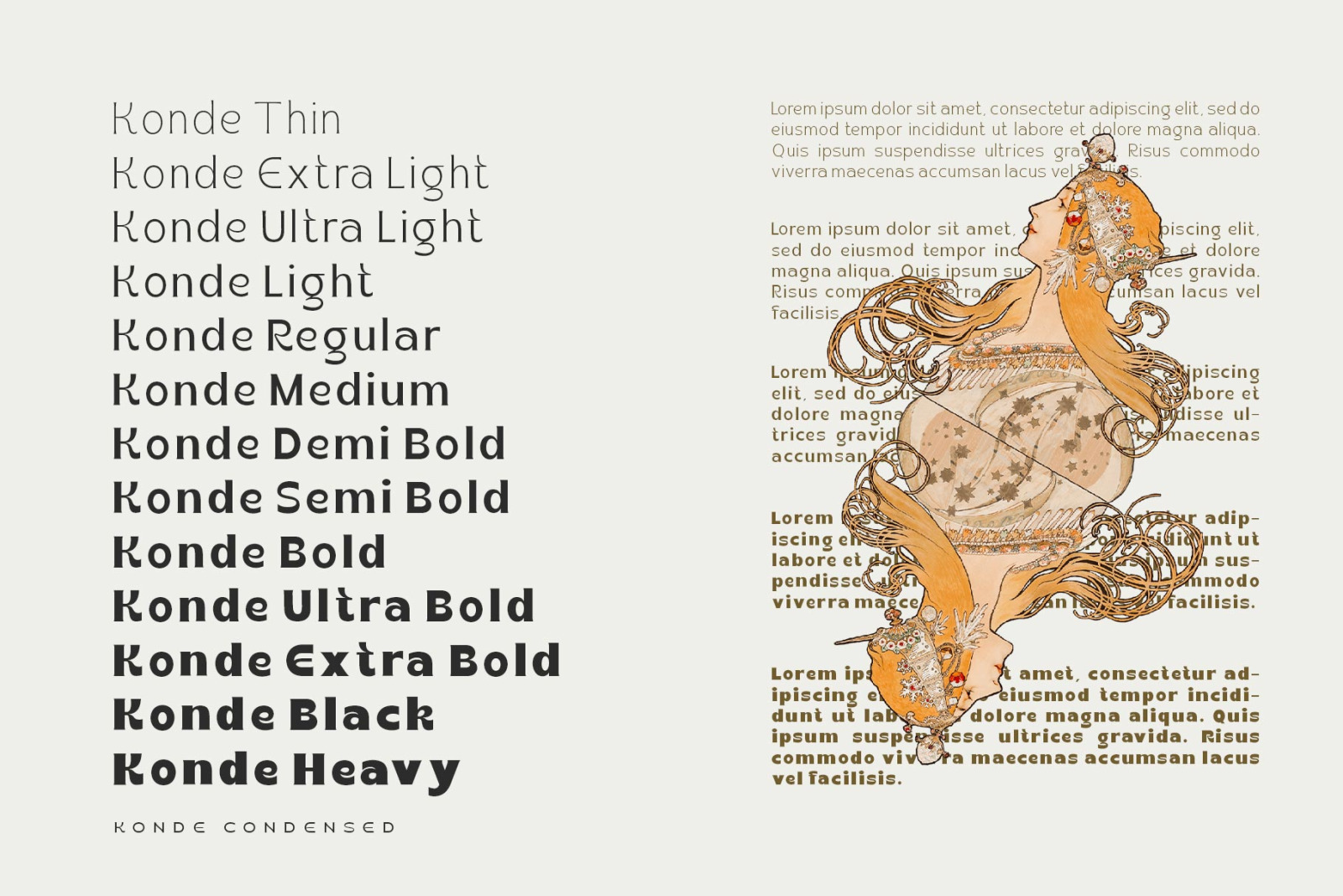 Konde Typeface Konde Typeface