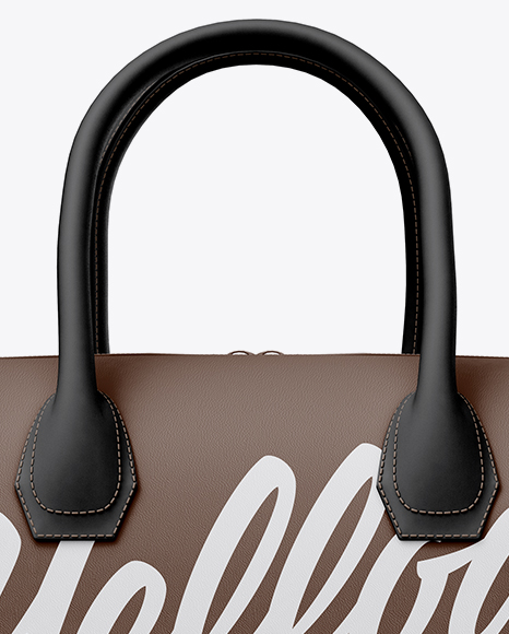 Leather Bag Mockup - Front View