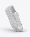 Leather Sneaker Mockup - Right Half Side View