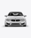 BMW M4 Mockup - Front View