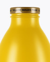 750ml Glossy Juice Bottle Mockup