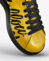Leather Sneaker Mockup - Left Half Side View Leather Sneaker Mockup - Left Half Side View