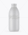 750ml Matte Juice Bottle Mockup