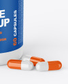 Matte Pills Bottle Mockup