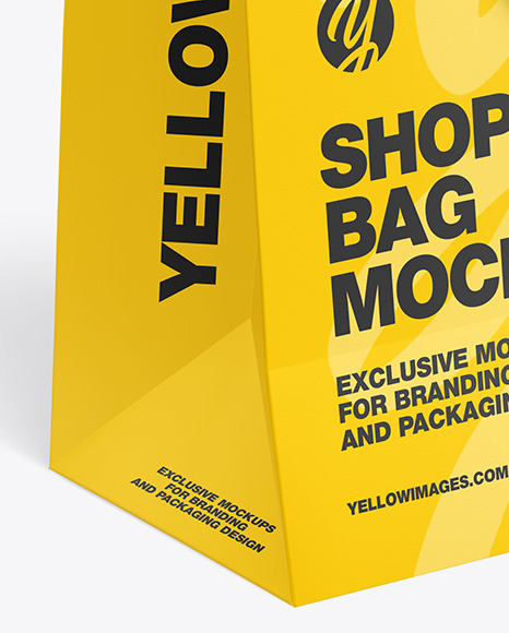 Paper Shopping Bag Mockup