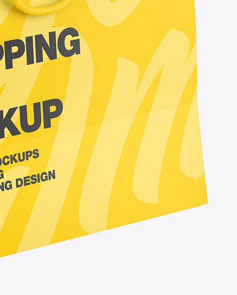 Paper Shopping Bag Mockup