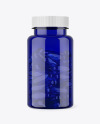 Blue Pills Bottle Mockup