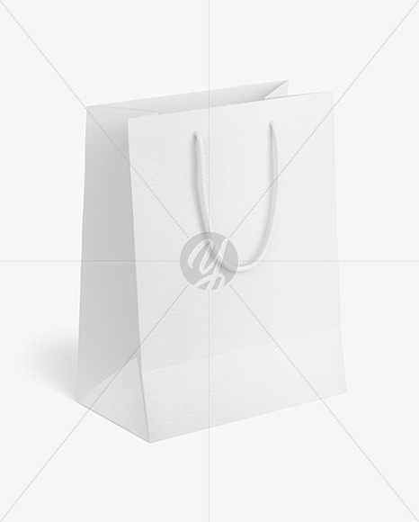 Textured Paper Shopping Bag Mockup