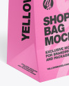 Textured Paper Shopping Bag Mockup