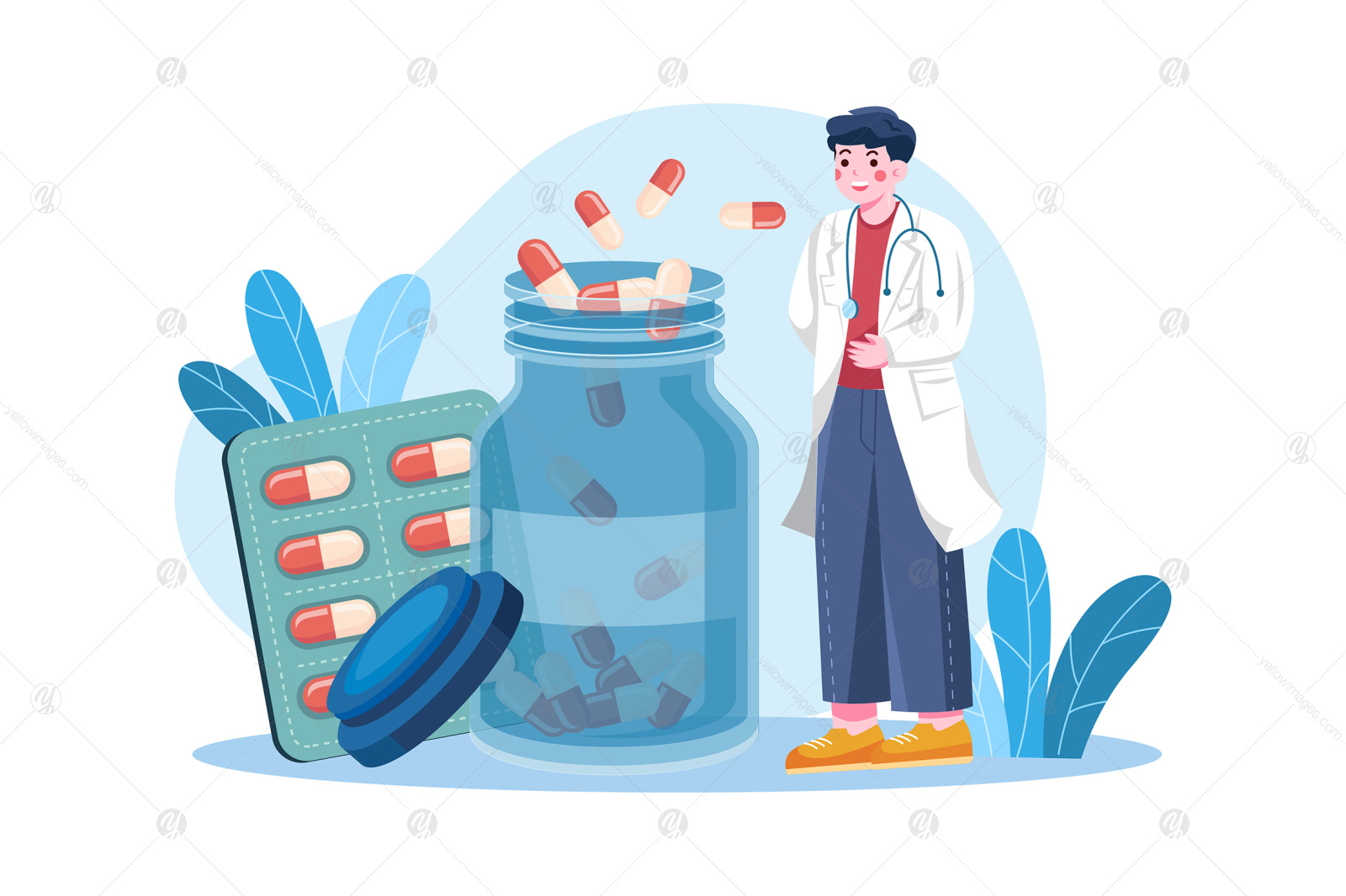 M452_Healthcare &amp; Medical Illustrations