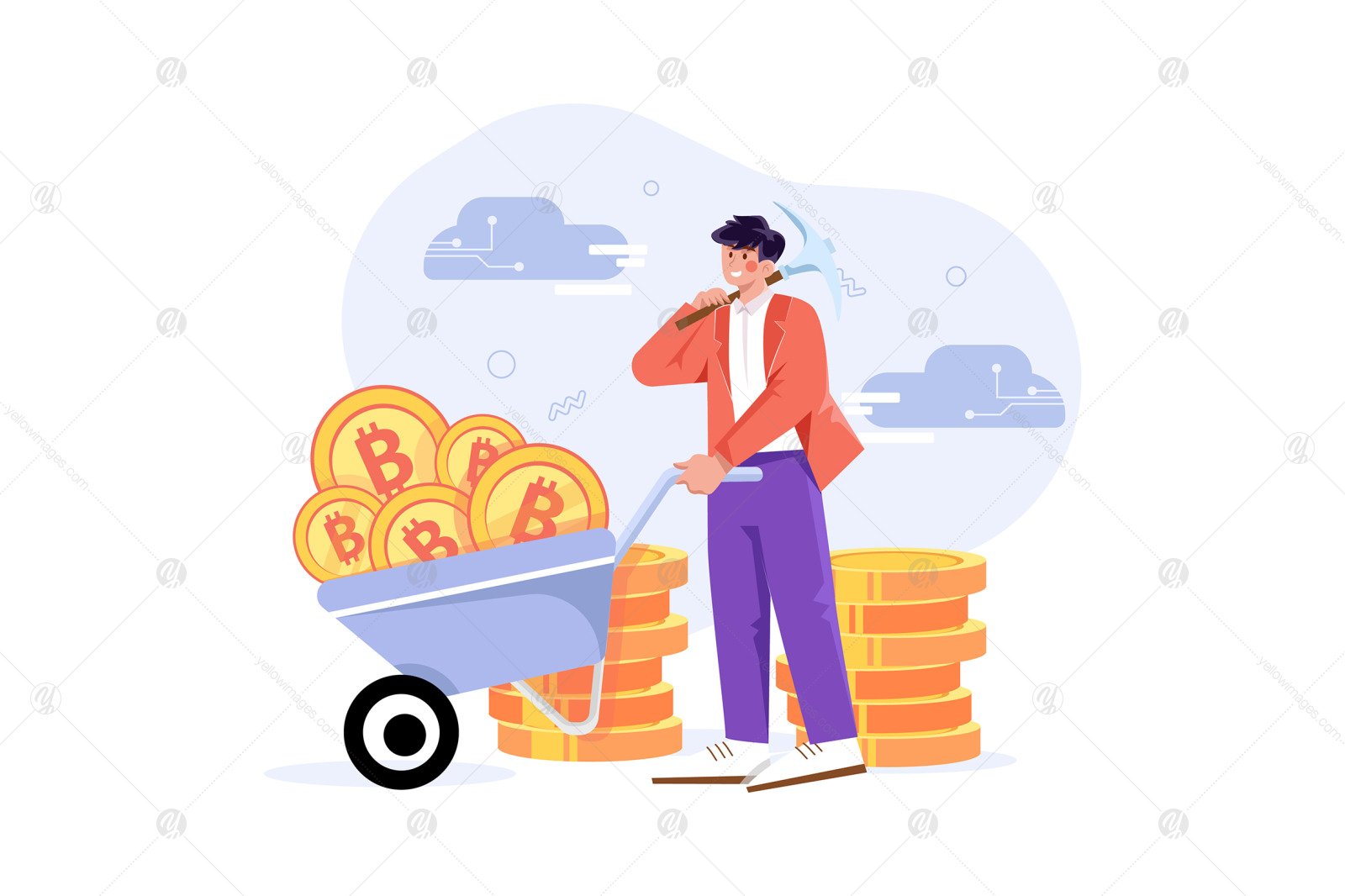 M466_Cryptocurrency Illustrations M466_Cryptocurrency Illustrations
