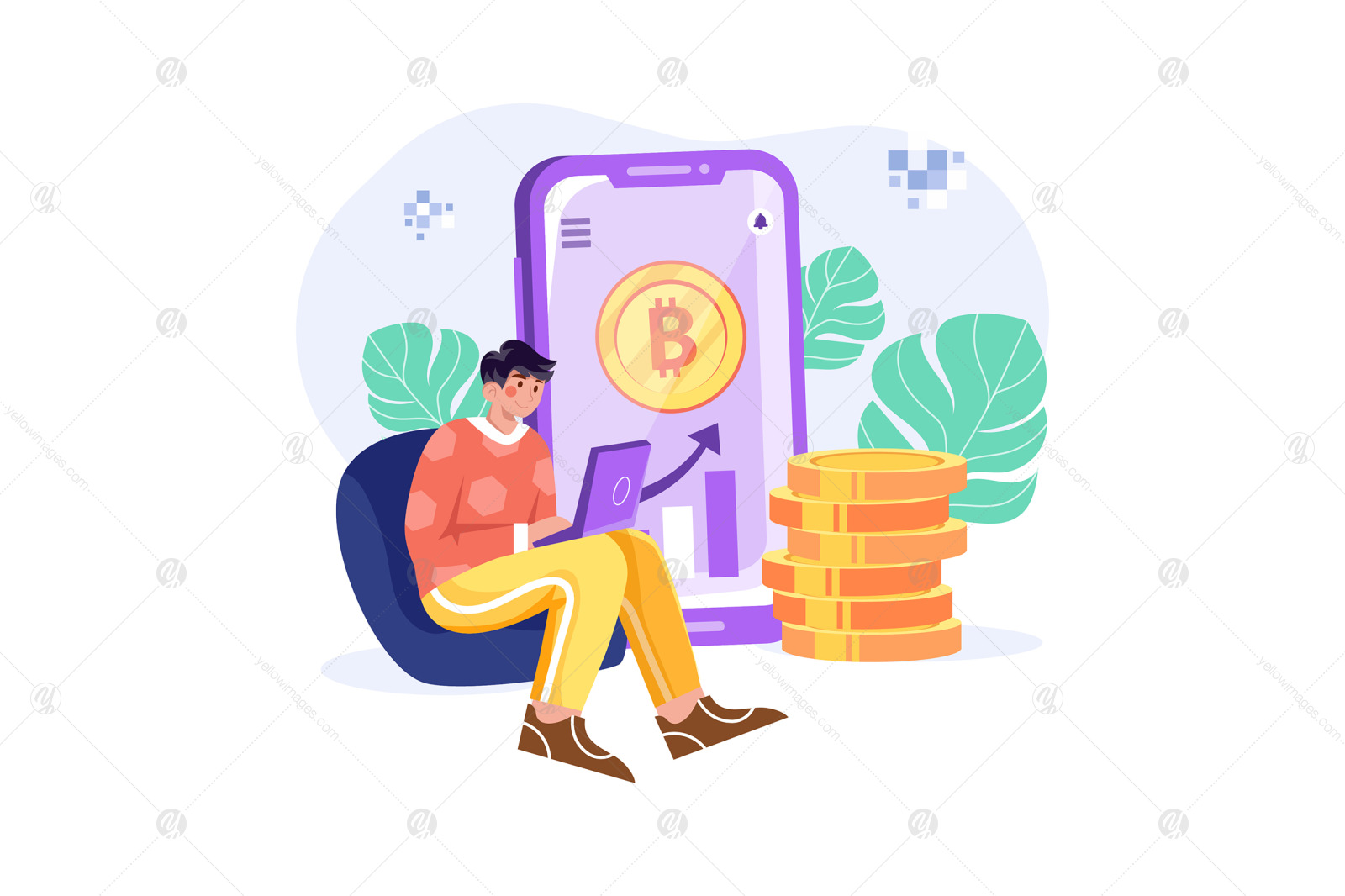 M466_Cryptocurrency Illustrations M466_Cryptocurrency Illustrations