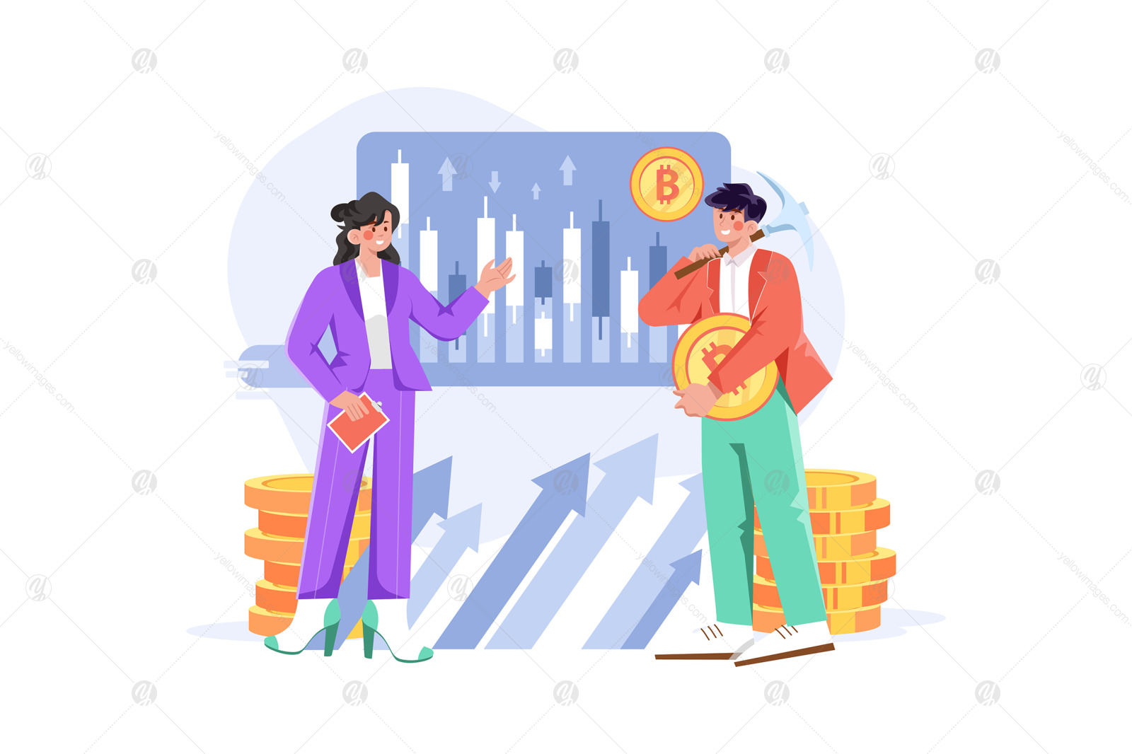 M466_Cryptocurrency Illustrations M466_Cryptocurrency Illustrations