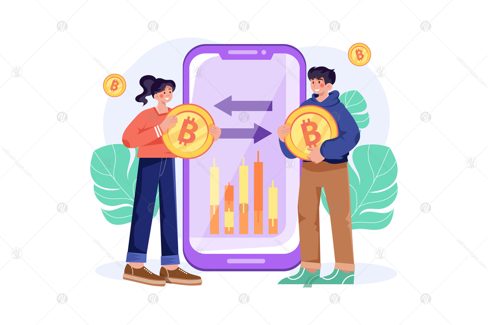 M466_Cryptocurrency Illustrations M466_Cryptocurrency Illustrations