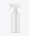 Glossy Spray Bottle Mockup