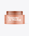 Matte Cosmetic Jar Mockup