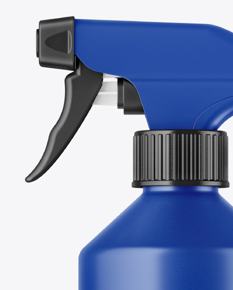 Matte Spray Bottle Mockup