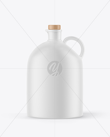 Matte Oil Bottle Mockup