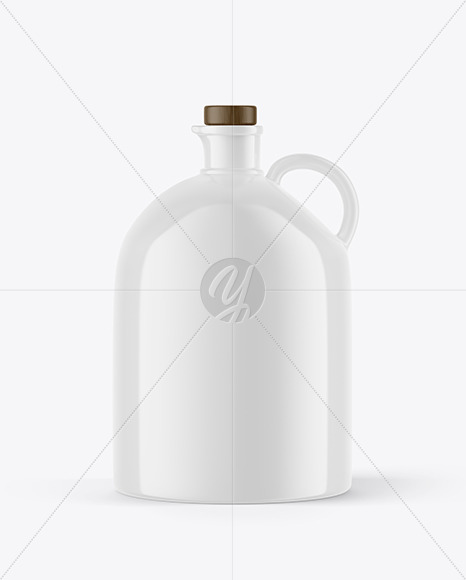 Glossy Oil Bottle Mockup Glossy Oil Bottle Mockup