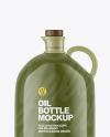 Glossy Oil Bottle Mockup Glossy Oil Bottle Mockup