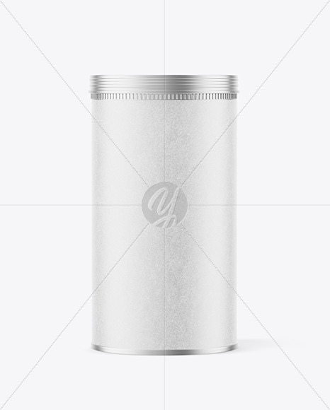 Metallic Jar with Kraft Label Mockup