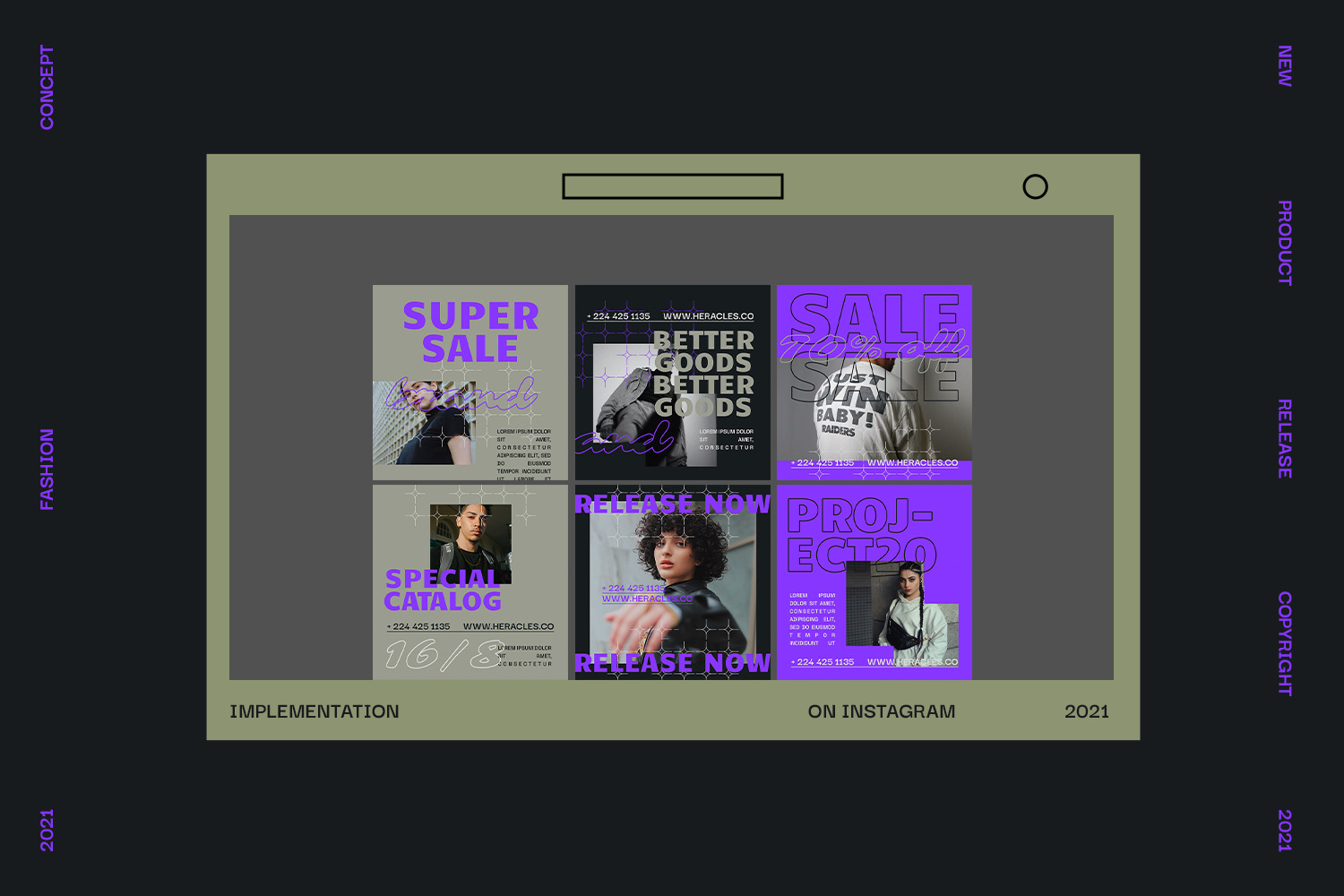 Heracles Instagram Template Heracles Instagram Template