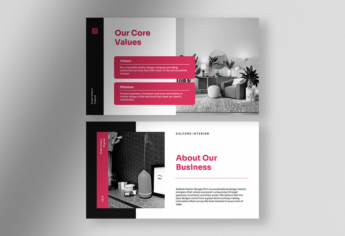 Blaize – White Magenta Simple Modern Project Proposal Presentation Blaize – White Magenta Simple Modern Project Proposal Presentation