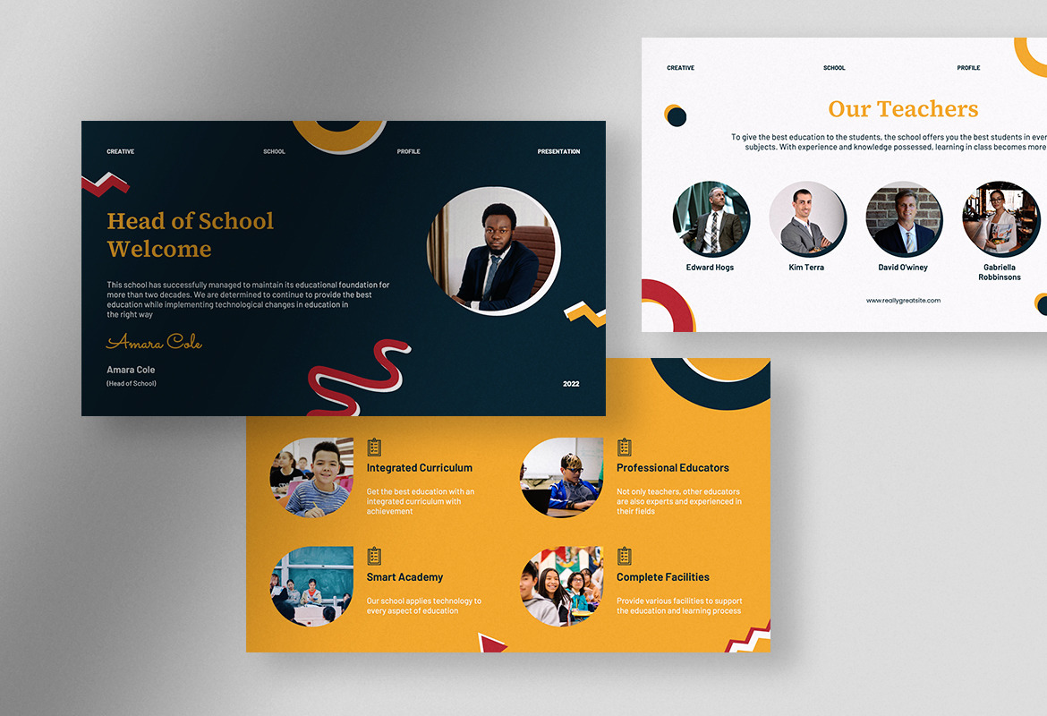 Horizon – Colorful Creative School Profile Presentation