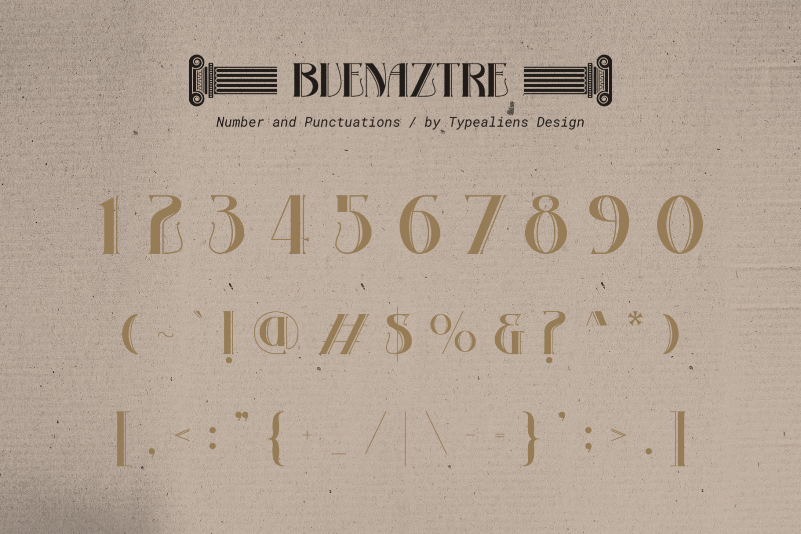 Bvenaztre Font