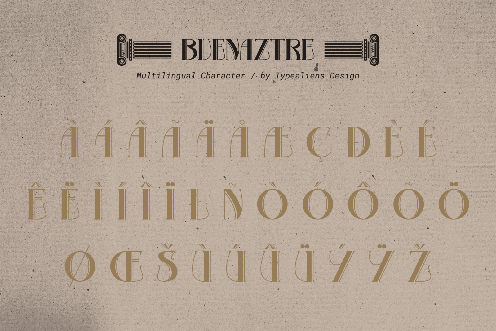 Bvenaztre Font