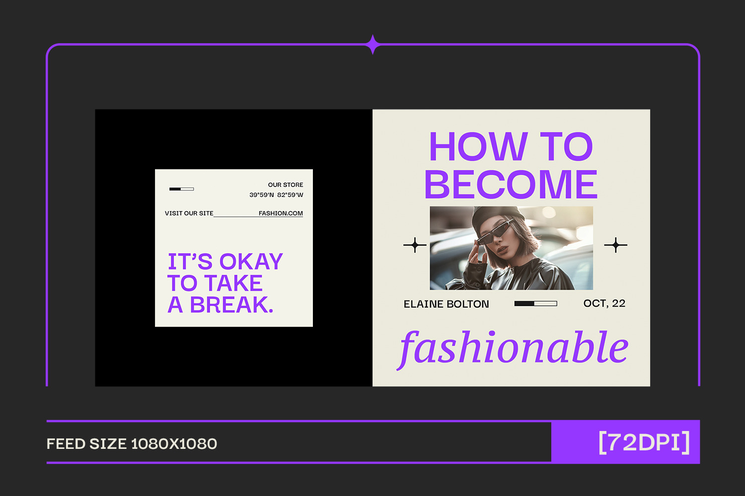 Luxer Instagram Template