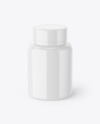 Glossy Pills Bottle Mockup