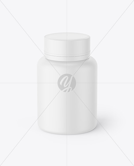 Matte Pills Bottle Mockup