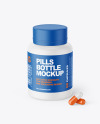 Matte Pills Bottle Mockup