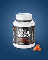 Matte Pills Bottle Mockup