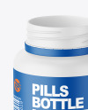 Matte Pills Bottle Mockup