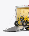 Cargo Trailer w\ Quad Bike Mockup