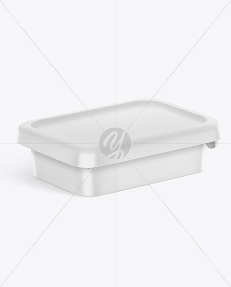 Matte Plastic Container Mockup