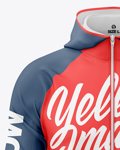 Men's Windbreaker Jacket Mockup - Front View