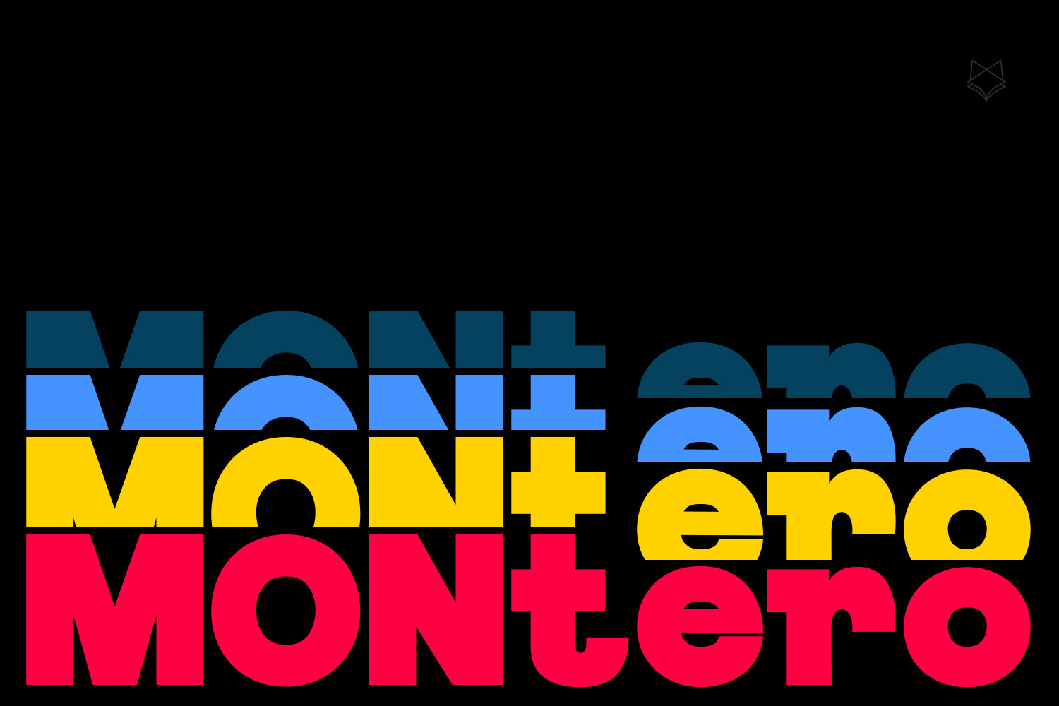 Montero Display Typeface