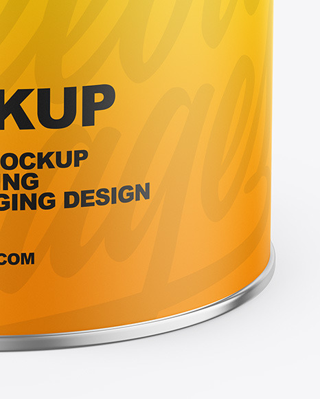 Matte Can Mockup