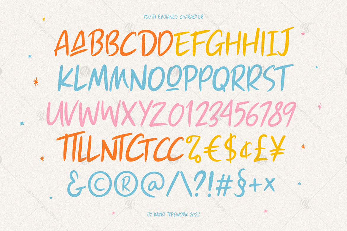 Youthful Radiance - Handwritten Script Youthful Radiance - Handwritten Script