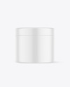 Matte Cosmetic Jar Mockup