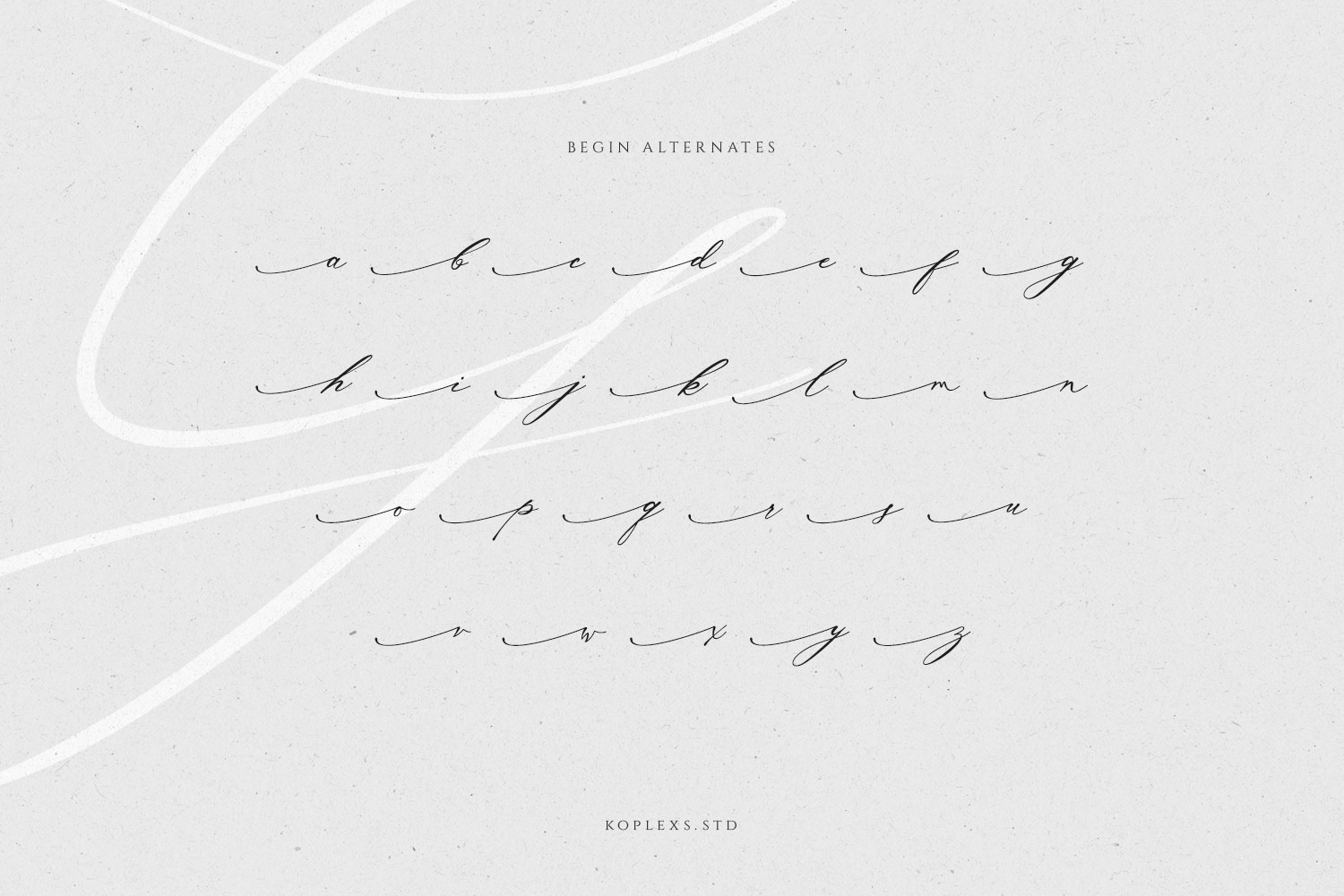Gosseliena - Handwritten Signature Font Gosseliena - Handwritten Signature Font