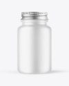 Matte Plastic Pills Bottle Mockup