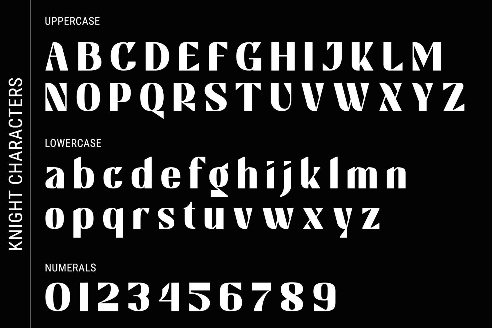 Knight | Display Regular + Oblique Knight | Display Regular + Oblique