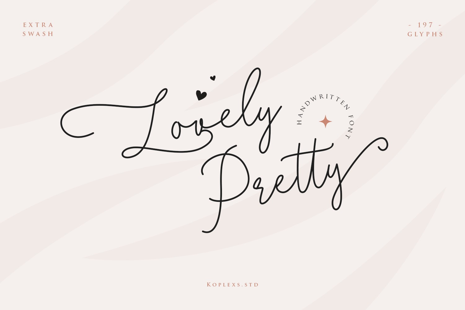 Lovely Pretty - Modern Handwritten Font